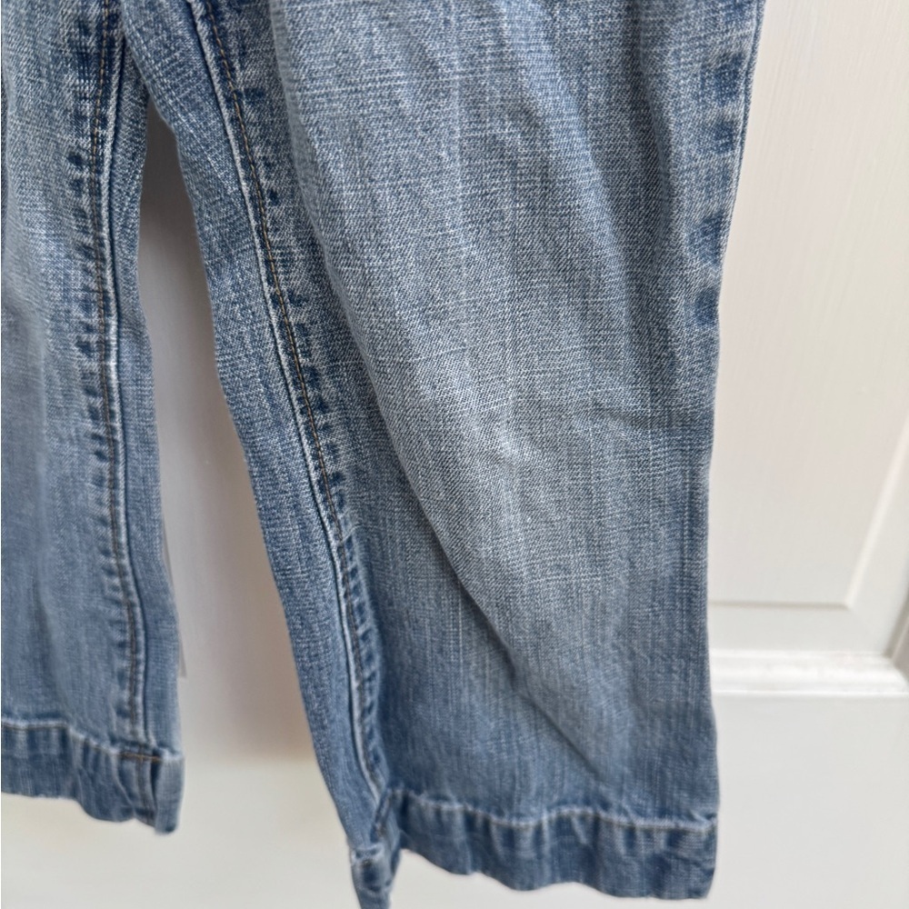 Baby Gap 3T Girls Blue Denim Flare Jeans Pants - Picture 4 of 9